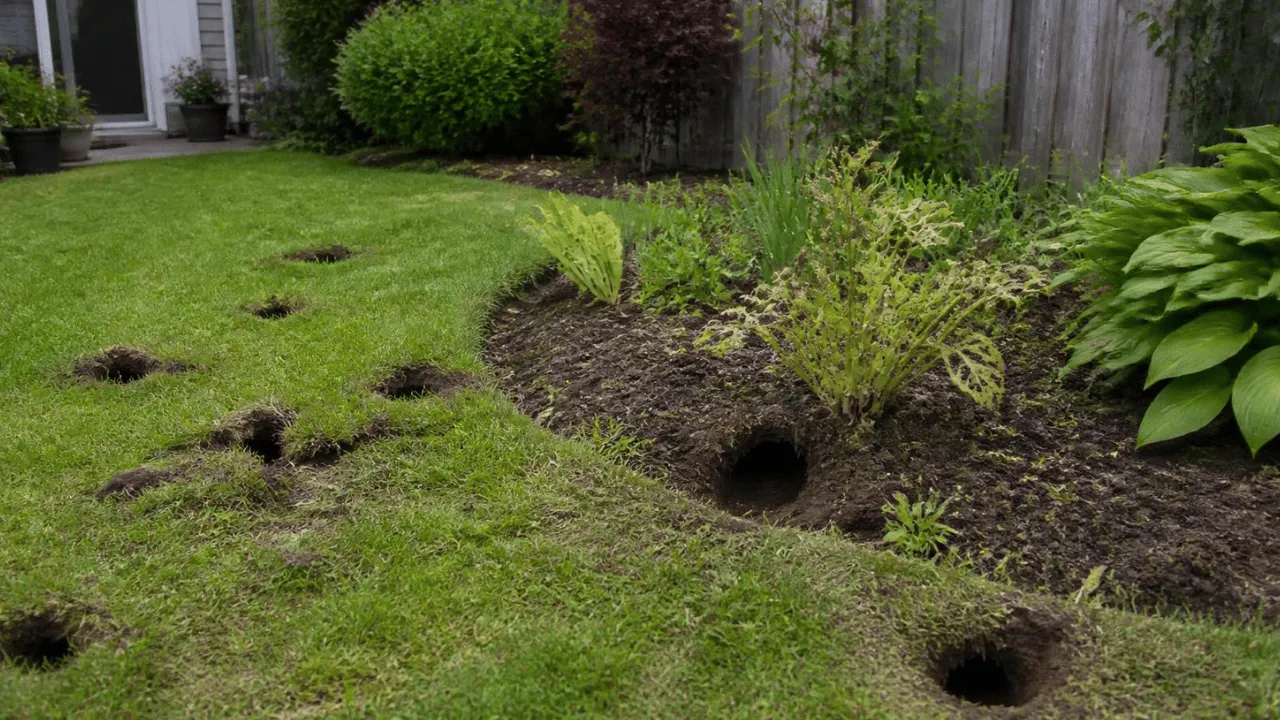 Marder Löcher im Garten: So erkennen Sie die Spuren und finden den wirklichen Verursacher