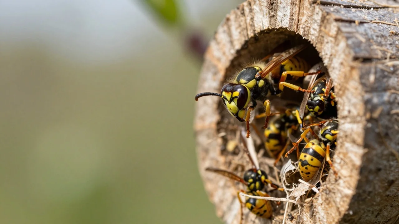 Wespenkönigin im Jahreslauf: Lebenszyklus, Rolle, Überwinterung und Nestgründung